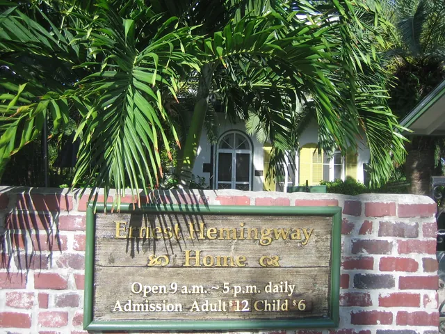 Ernest Hemingway Home in Key West where he lived from 1930 to 1940 prior to moving to Havana