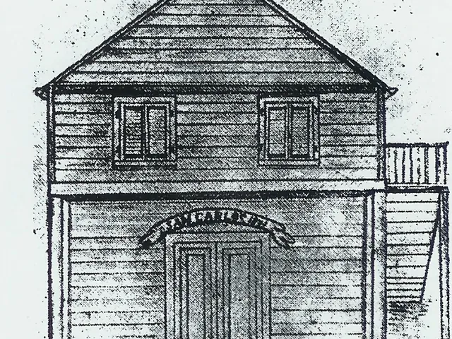 Drawing of the first San Carlos - 1871