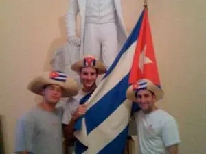 Friends visit the San Carlos